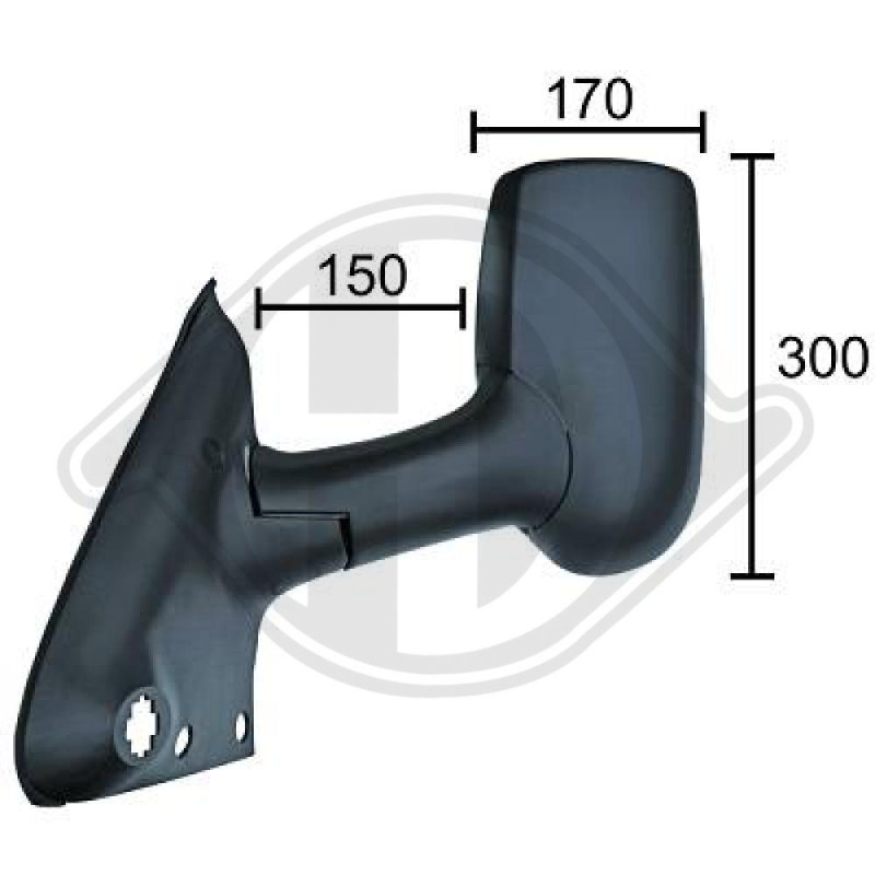 Specchio retrovisore esterno Ford Transit 00-06 (Cod. D-1455225)