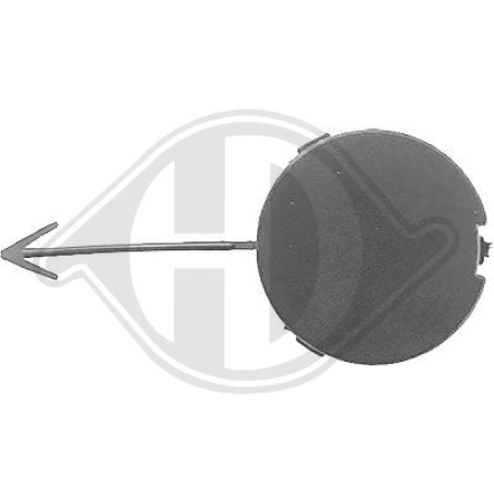 Coperchio gancio traino posteriore Ford Transit Connect 13- (Cod. D-1455861)