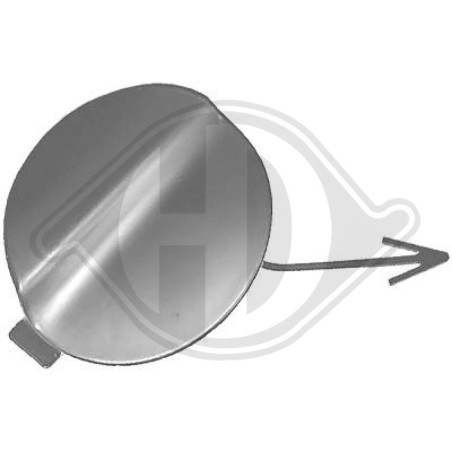 Coperchio gancio traino anteriore Ford Transit Courier 14- (Cod. D-1476862)