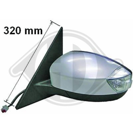 Specchio retrovisore esterno Ford S-Max 06-10 (Cod. D-1485225)