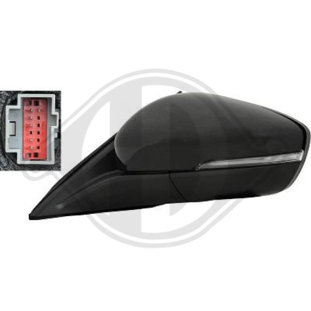 Specchio retrovisore esterno Ford Focus Berl./Station wagon 18- (Cod. D-1530025)