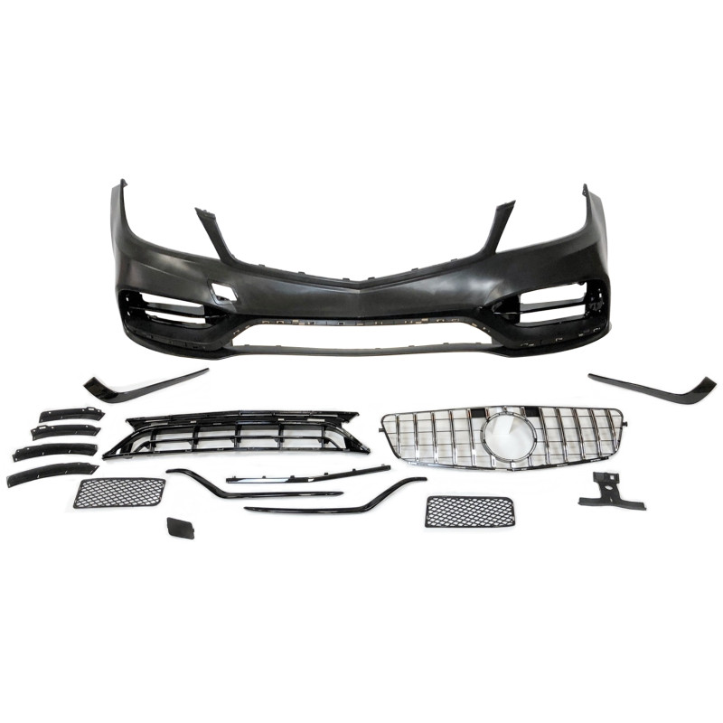 Paraurti Anteriore Mercedes W204 07-10 4P / Coupe / SW Look W205 C63 (Cod. E-TCM03040183)