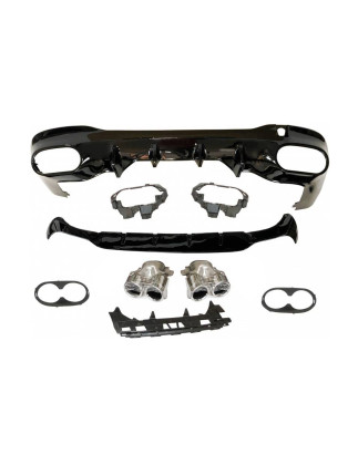 Diffusore Posteriore Mercedes W118 CLA Look A45 (Cod. E-TCM02471)