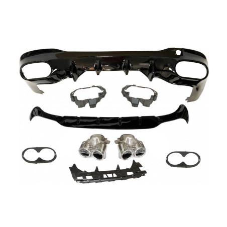 Diffusore Posteriore Mercedes W118 CLA Look A45 (Cod. E-TCM02471)