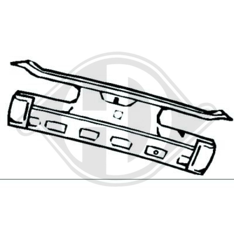 Modanatura decorativa/ protettiva Portiera posteriore Dx Mercedes 200-280E(W123) 76-84 (Cod. D-16110