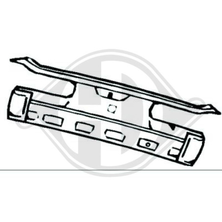 Modanatura decorativa/ protettiva Portiera posteriore Dx Mercedes 200-280E(W123) 76-84 (Cod. D-16110