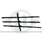 Modanatura decorativa / protettiva Griglia radiatore Mercedes 200-280E(W123) 76-84 (Cod. D-1611046)