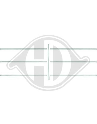 Modanatura decorativa / protettiva Griglia radiatore Mercedes 200-300E(W124) 85-93 (Cod. D-1612041)