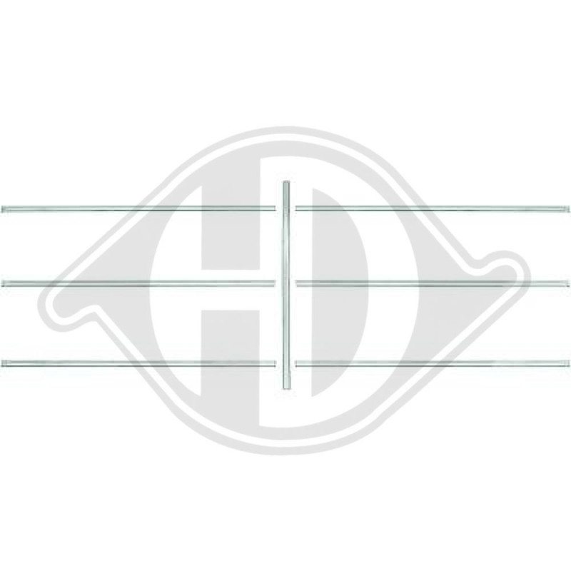 Modanatura decorativa / protettiva Griglia radiatore Mercedes 200-300E(W124) 85-93 (Cod. D-1612041)