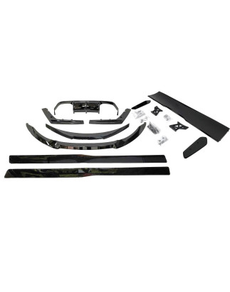 Kit Estetico BMW F82 / F83 M4 Nero lucido Look CS / GTS (Cod. E-TCB4173SP66170)