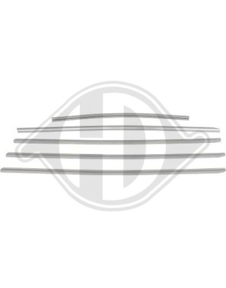 Kit modanature decorative/ protettive Griglia radiatore Mercedes classe E (W210) 95-99 (Cod. D-16140