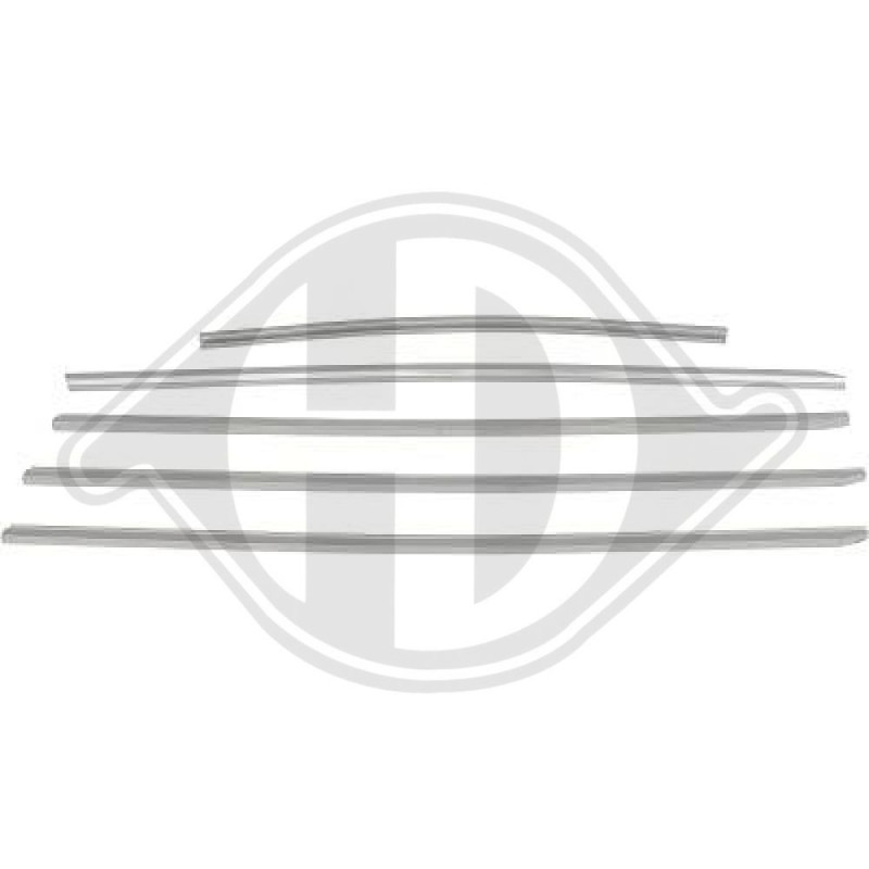 Kit modanature decorative/ protettive Griglia radiatore Mercedes classe E (W210) 95-99 (Cod. D-16140