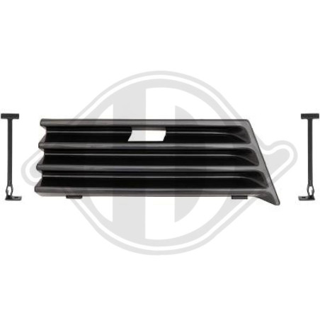 Coperchio gancio traino anteriore Mercedes classe E (W210) 95-99 (Cod. D-1614051)