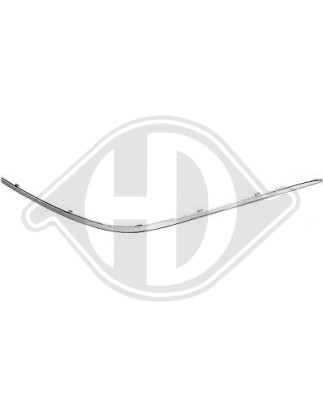 Modanatura decorativa/ protettiva Paraurti Mercedes classe E (W210) 99-02 (Cod. D-1614165)