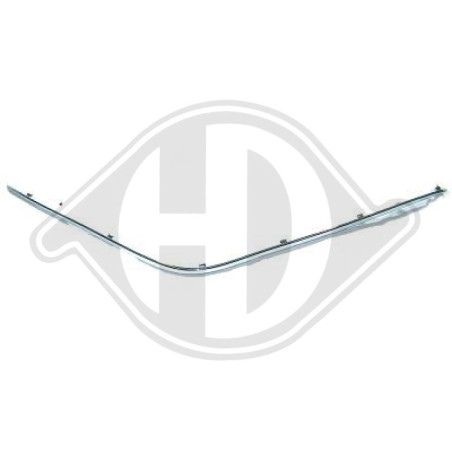 Modanatura decorativa/ protettiva Paraurti Mercedes classe E (W210) 99-02 (Cod. D-1614168)