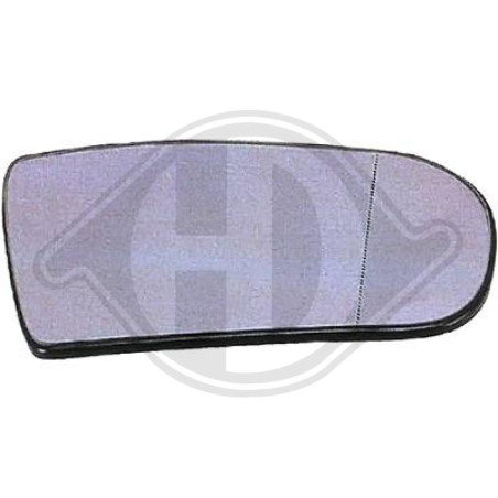 Vetro specchio Specchio esterno Mercedes classe E (W210) 99-02 (Cod. D-1614326)