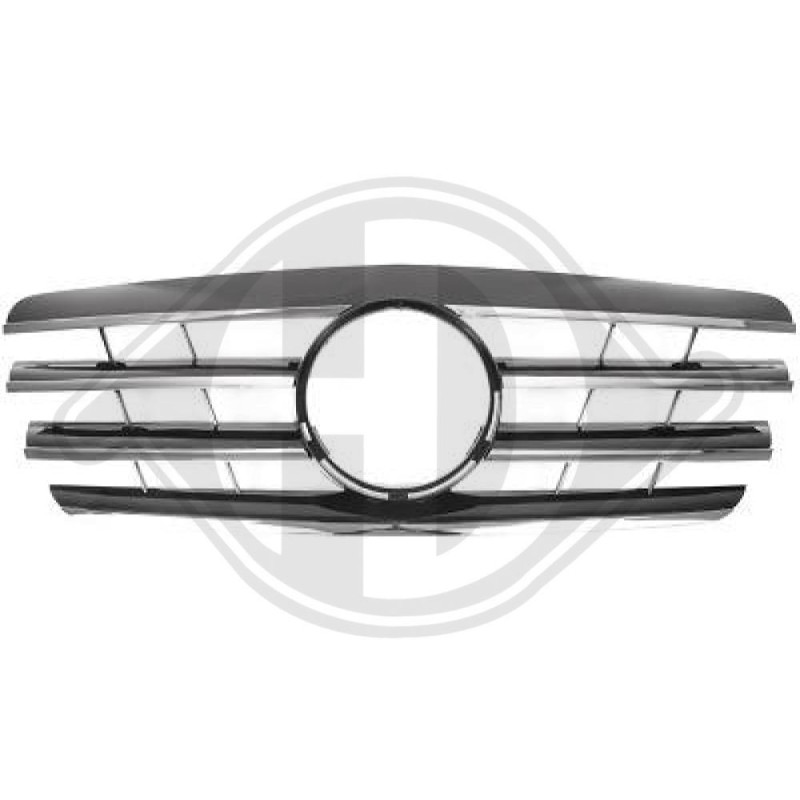 Griglia radiatore Mercedes classe E (W210) 95-02 (Cod. D-1614440)