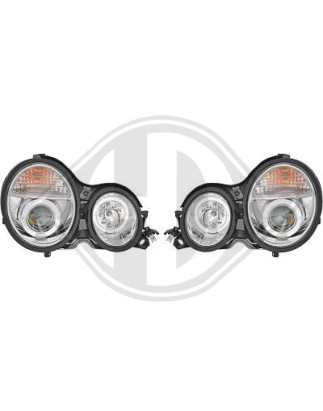 SET FARI ANTERIORI Mercedes classe E (W210) 95-02 (Cod. D-1614780)