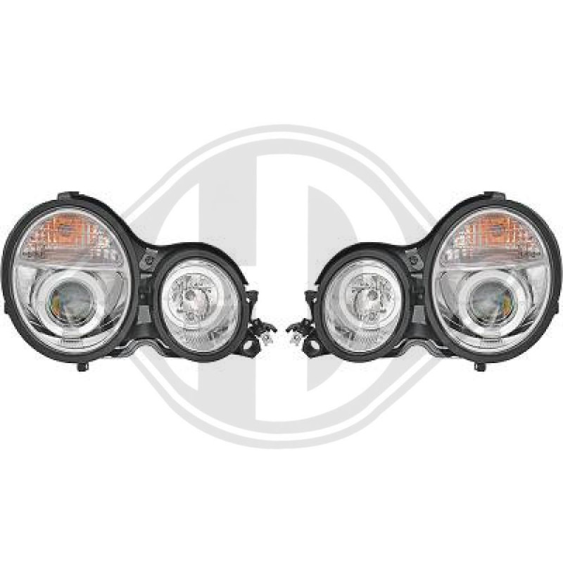 SET FARI ANTERIORI Mercedes classe E (W210) 95-02 (Cod. D-1614780)