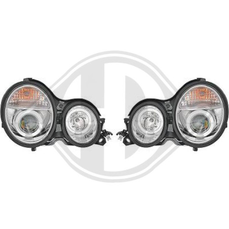 SET FARI ANTERIORI Mercedes classe E (W210) 95-02 (Cod. D-1614780)