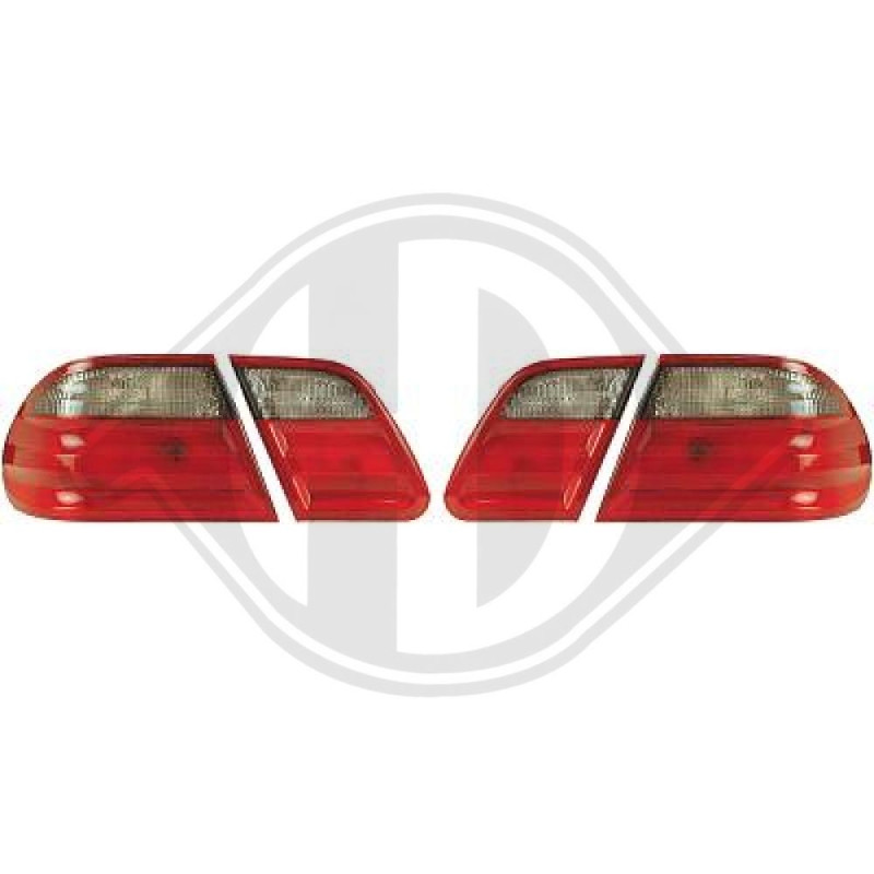 Kit fanalino posteriore Mercedes classe E (W210) 95-02 (Cod. D-1614890)