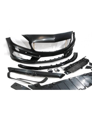 Paraurti Anteriore Mercedes W176 2012-2015 A45 Look AMG Sensori Griglia (Cod. E-TCM015610115)