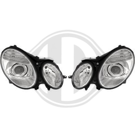 SET FARI ANTERIORI Mercedes classe E E220-500 W211 02-06 (Cod. D-1615380)