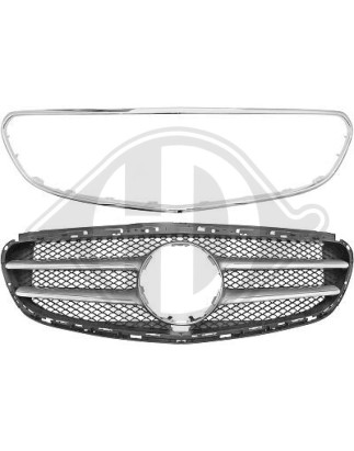 Inserto griglia radiatore Mercedes classe E E220-500 W212 13-16 (Cod. D-1617540)