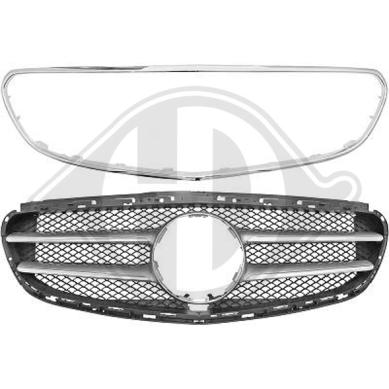 Inserto griglia radiatore Mercedes classe E E220-500 W212 13-16 (Cod. D-1617540)