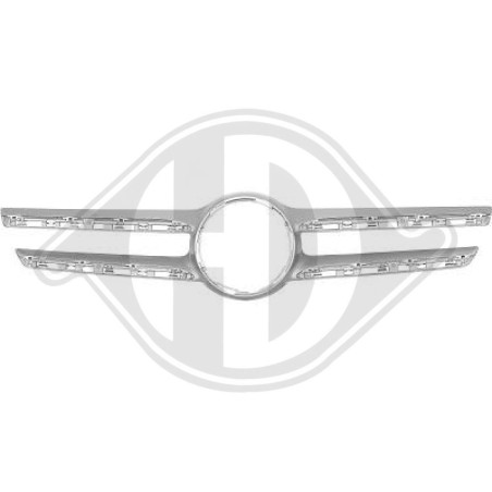 Modanatura decorativa / protettiva Griglia radiatore Mercedes classe E E220-500 W213 16-20 (Cod. D-1