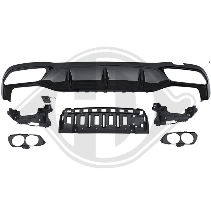 Diffusore paraurti Mercedes classe E E220-500 W213 16-6.2020 (Cod. D-1618457)