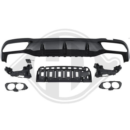 Diffusore paraurti Mercedes classe E E220-500 W213 16-6.2020 (Cod. D-1618457)