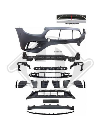 Paraurti anteriore Mercedes classe E E220-500 W213 20- (Cod. D-1618750)