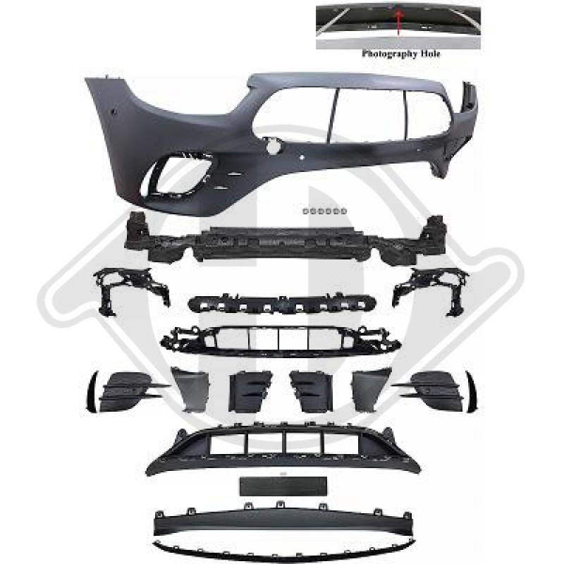 Paraurti anteriore Mercedes classe E E220-500 W213 20- (Cod. D-1618750)