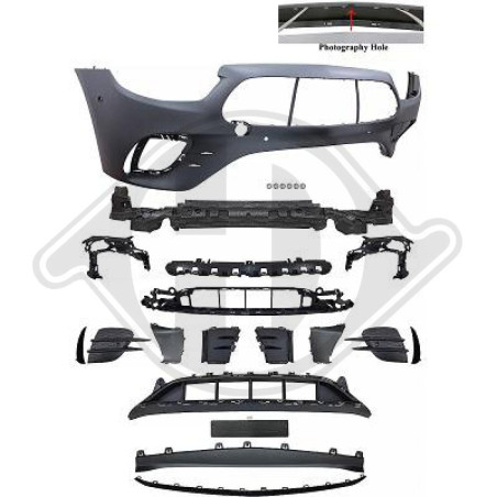 Paraurti anteriore Mercedes classe E E220-500 W213 20- (Cod. D-1618750)