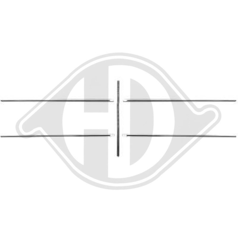 Modanatura decorativa / protettiva Griglia radiatore Mercedes 190E/D(W201) 82-93 (Cod. D-1620044)