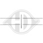 Modanatura decorativa / protettiva Griglia radiatore Mercedes 190E/D(W201) 82-93 (Cod. D-1620044)