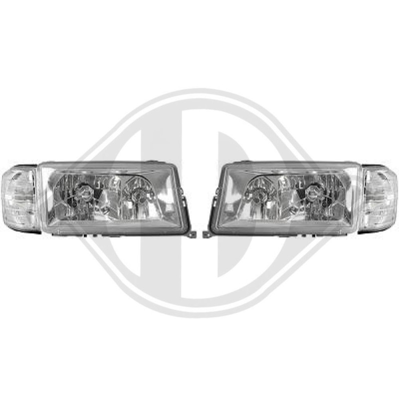 SET FARI ANTERIORI Mercedes 190E/D(W201) 82-93 (Cod. D-1620380)