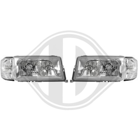 SET FARI ANTERIORI Mercedes 190E/D(W201) 82-93 (Cod. D-1620380)