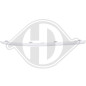 Modanatura decorativa / protettiva Griglia radiatore Mercedes GLA-Kl. X156 14- (Cod. D-1641042)
