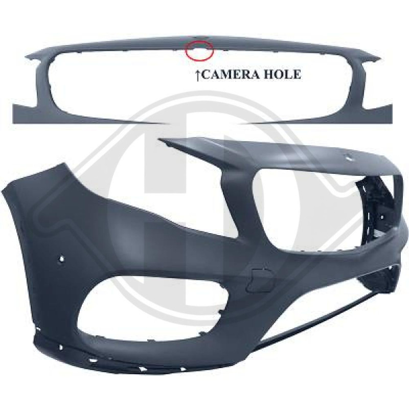 Paraurti anteriore Mercedes GLA-Kl. X156 14- (Cod. D-1641551)