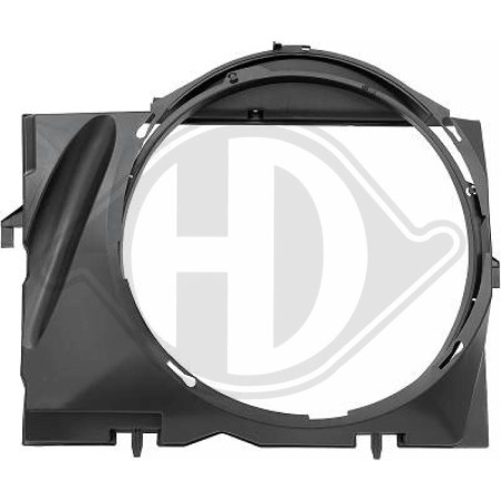 Convogliatore aria Mercedes W140 SE/L (300-600) 91-98 (Cod. D-1645039)
