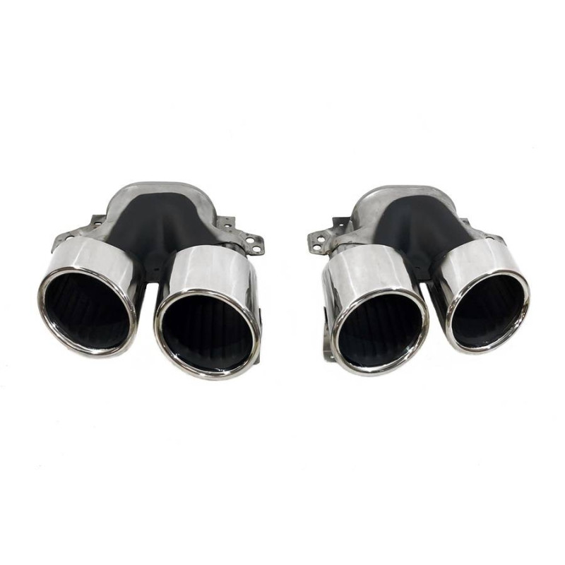 Terminali Di Uscita Di Scarico Mercedes W177 / V177 / W118 / C118 Look A45 (Cod. E-SIL0132)