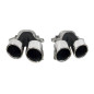 Terminali Di Uscita Di Scarico Mercedes W177 / V177 / W118 / C118 Look A45 (Cod. E-SIL0132)