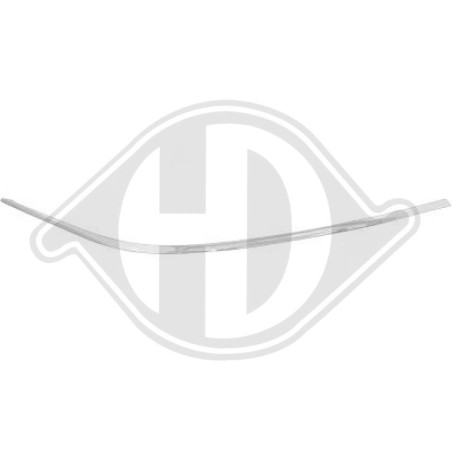 Modanatura decorativa/ protettiva Paraurti Mercedes classe S W221 10-13 (Cod. D-1647163)