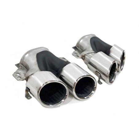 Terminali Di Uscita Di Scarico Mercedes W177 / V177 / W118 / C118 Look A45 (Cod. E-SIL0132)