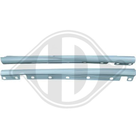Set Minigonne sottoporta Mercedes classe S W221 05-09 (Cod. D-1647262)