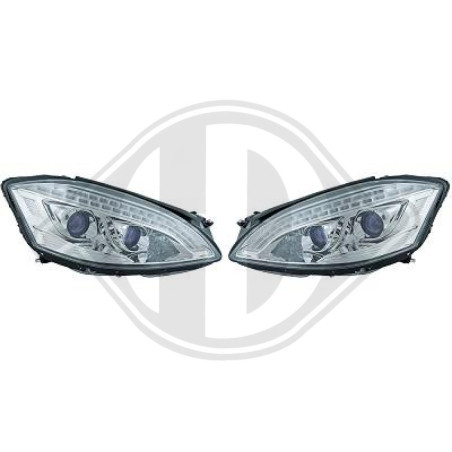 SET FARI ANTERIORI Mercedes classe S W221 05-09 (Cod. D-1647585)
