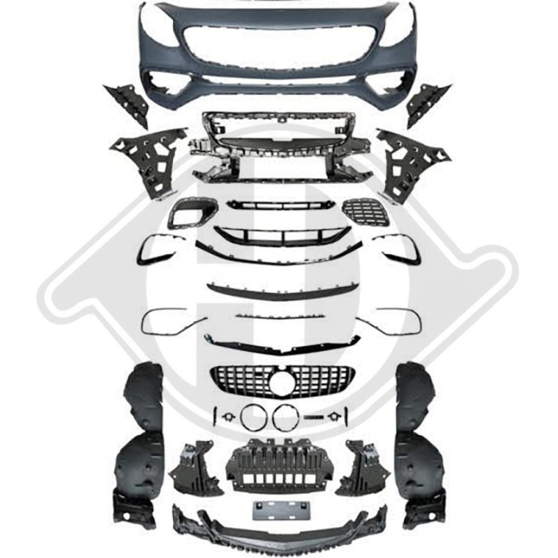 Paraurti anteriore Mercedes classe S W217 Coupe/Cabrio 14-20 (Cod. D-1648250)