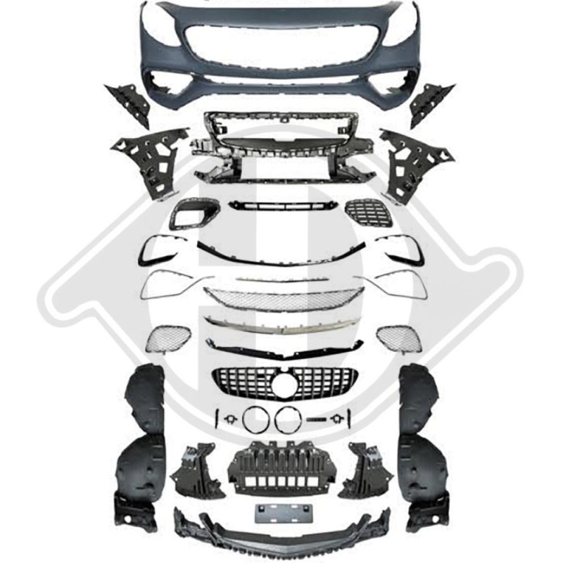 Paraurti anteriore Mercedes classe S W217 Coupe/Cabrio 14-20 (Cod. D-1648251)